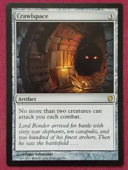 Magic The Gathering COMMANDER 2013 C13 CRAWLSPACE artifact card MTG - Image 1