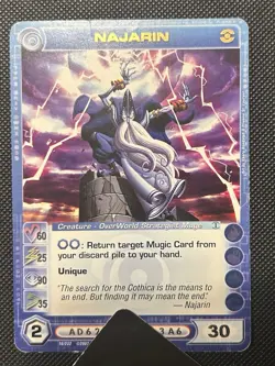 Chaotic 16/232 Najarin Copper Letters Rare Card - Image 1