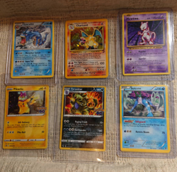 Lot of 9 Pokemon Card Charizard Pikachu Gyarados Entei Mewtwo Suicune Dark Sylve - Image 2