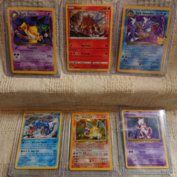 Lot of 9 Pokemon Card Charizard Pikachu Gyarados Entei Mewtwo Suicune Dark Sylve - Image 3