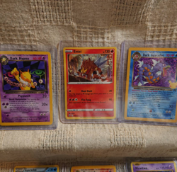 Lot of 9 Pokemon Card Charizard Pikachu Gyarados Entei Mewtwo Suicune Dark Sylve - Image 4