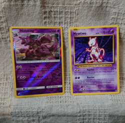 Lot of 10 Pokemon Card Charizard Pikachu Thunder Entei Mewtwo Nidoking Kingdra - Image 5