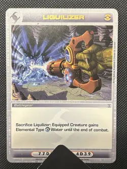 Chaotic TCG Card: Liquilizer 143/232 DOP 1st Edition Copper Letters Rare - Image 1