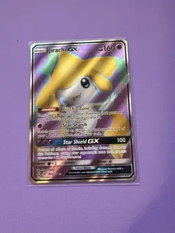 Pokemon Jirachi GX Full Art TCG Unified Minds Promo Card 79a/236 Holo - Image 1