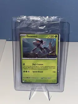 Pokemon TCG Genesect Best Buy Promo Card Phantasmal Flames - NM - In Plastic - Image 1