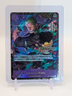 One Piece Card Roronoa Zoro 2025 Top 16 Regional Championship OP09-076 English - Image 5