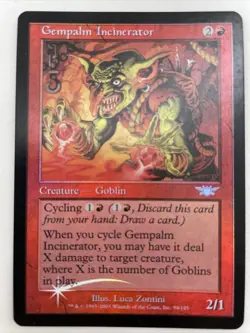 Gempalm Incinerator x1 *FOIL* MTG Legions 1x Magic Excellent Light Play EX LP - Image 1
