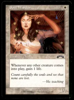 MTG Soul Warden LP Light Play Exodus [5238] - Image 1