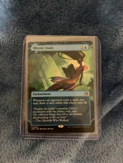 MTG Rhystic Study Wilds of Eldraine Enchanting Tales Regular Near Mint - Image 1