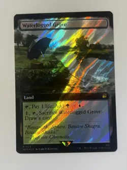 MTG | Waterlogged Grove (Extended) [Doctor Who] ✨Surge FOIL✨ - Image 1
