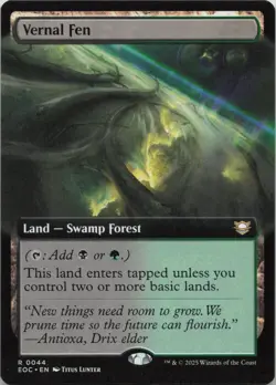 Vernal Fen (Extended Art) R Commander: Edge of Eternities 44 NM - Image 1