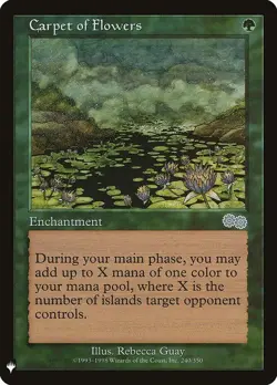 Carpet of Flowers The List NM MTG - Image 1