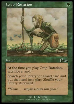 MTG: Crop Rotation - Urza's Legacy LP - Image 1