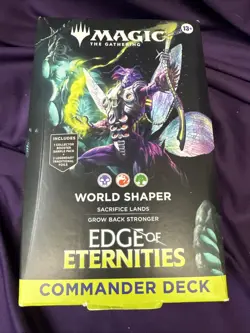 MTG Edge of Eternities WORLD SHAPER Commander Deck NEW - Image 1