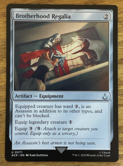 MTG Assassin's Creed, Brotherhood Regalia - Image 1