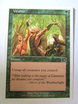 MTG Vitalize 6th Edition Light Play!! - Image 1