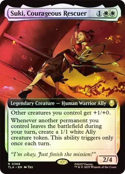 Suki, Courageous Rescuer Foil Extended Art Avatar: The Last Airbender NM MTG - Image 1
