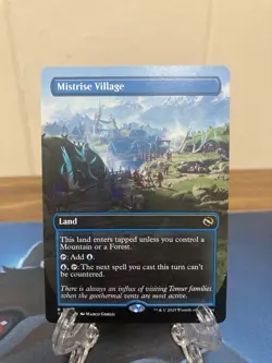 Mtg. Mistrise Village. Borderless. Tarkir: Dragonstorm. Pack Fresh - Image 1