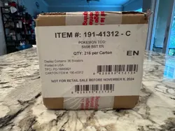Factory Sealed Pokemon TCG SV08 Surging Sparks Booster Box Case of 6 E2 - Image 1