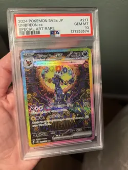 2024 Pokemon SV8a JP Umbreon ex Special Art Rare #217 PSA 10 - Image 1