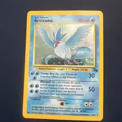 Pokemon Articuno 2/62 WotC Fossil Holo Rare HP - Image 1