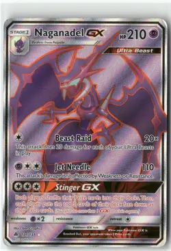 Naganadel GX (Full Art), Pokemon SM - Forbidden Light Ultra Rare, 121/131 MP - Image 1