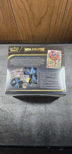 POKEMON CENTER TCG MEGA EVOLUTION SEALED ELITE TRAINER BOX ETB LUCARIO - Image 2