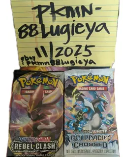 Pokemon Black&White Boundaries Crossed/Rebel Clash Factory Sealed Lot Of 2 - Image 1
