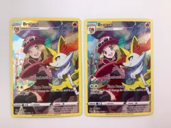 Pokemon TCG Braixen TG01/TG30 Silver Tempest Trainer Gallery Holo Rare NM - Image 1