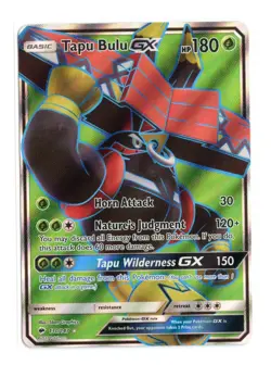 Tapu Bulu GX (Full Art) 130/147 Ultra Rare Holo SM - Burning Shadows Pokemon LP - Image 1