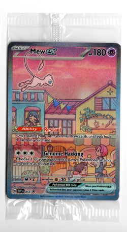 Mew ex SVP 053 Pokemon TCG Scarlet Violet 151 Black Star Promo Full Art SEALED - Image 1