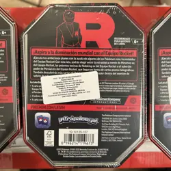 Team Rocket Tins- Full Set Pokemon TCG Set Of 3 Every Tin Art! Sealed! - Image 3