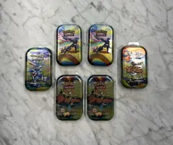 Pokemon TCG Vibrant Paldea Mini Tin X 6 - NEW - Factory Sealed - Image 1