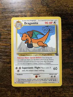 Pokemon TCG Dragonite Wizards Black Star Promo 5 Regular - Image 1