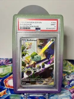 Bulbasaur 143/142 Stellar Crown Illustration Mint Condition Pokemon PSA 9 - Image 1