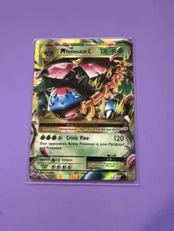 Pokemon TCG M Venusaur EX 2/108 XY Evolutions Ultra Rare Full Art Holo MP - Image 1