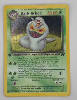 1st Edition Dark Arbok 2/82 - Team Rocket - Holo - Pokemon - LP - Image 2