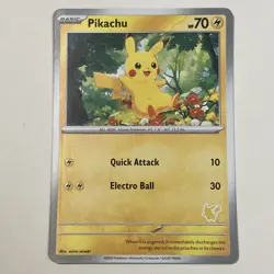 Pokemon My First Battle Pikachu - Pikachu Stamp - Image 1