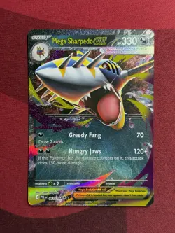Pokemon TCG - Mega Sharpedo Ex 061/094 Phantasmal Flames - Image 1