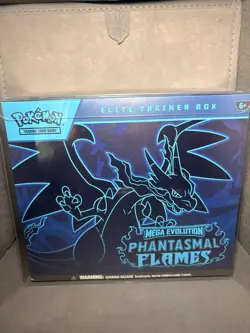 Pokemon Mega Evolution Phantasmal Flames Elite Trainer Box ETB - Factory Sealed - Image 1