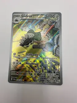 Pokemon Karte TCG Stollrak 184/167 Maskerade im Zwielicht Holo Rare Deutsch - Image 2