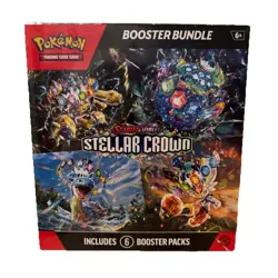 Pokemon TCG Scarlet & Violet Stellar Crown Booster Bundle Factory Sealed - Image 1