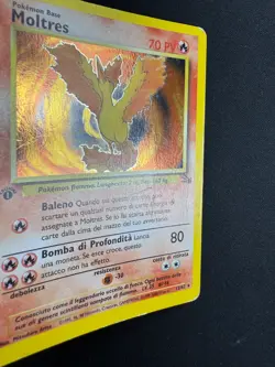 Pokemon Moltres 12/62 Fossil Rara Holo Prima Edizione Wizard ITA Carte Vintage - Image 5