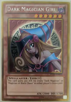 YuGiOh Dark Magician Girl Gold Rare PGLD-EN033 - Image 1