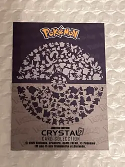 Meowth #52 - Prizm Holo Box Hit - Crystal Dark Black - Pokemon Card - Image 2