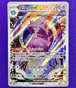 Mismagius 212/193 Illustration Rare - Pokemon TCG Paldea Evolved NM Holo Card - Image 1