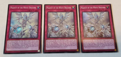 Yu-Gi-Oh Majesty of the White dragons Super Rare 2 card lot SDWD-EN033 - Image 1