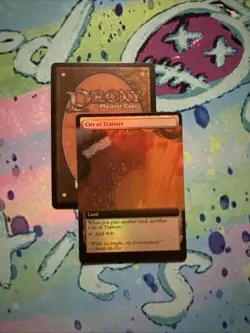 DIY City Of Traitors Extended Art Foil Mtg Play Test Card - Image 1