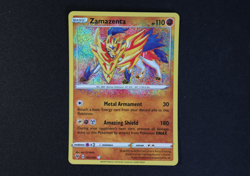Zamazenta 102/185 Holo Shiny Pokemon TCG Card Vivid Voltage 2020 NEAR MINT - Image 1