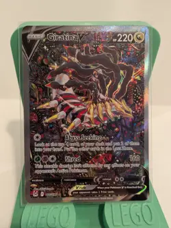 Giratina V Alt Art #186/196 Lost Origin Holo Pokemon Card TCG Pack Fresh - Image 2